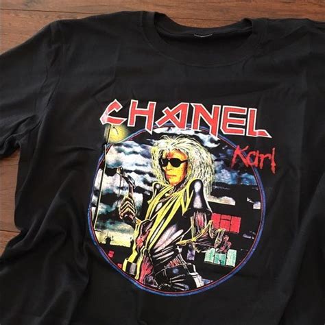 chanel x iron maiden karl|Iron Maiden Chanel Karl T.